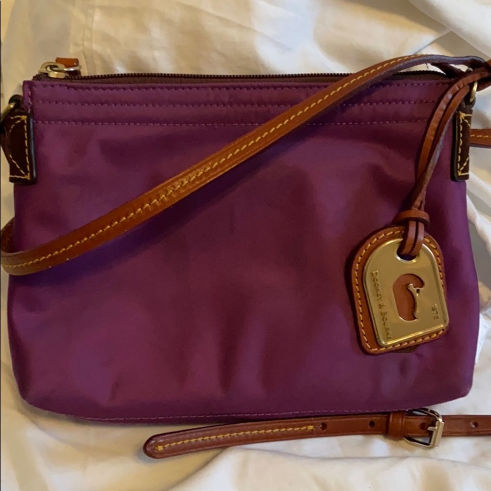 Dooney & Bourke cross body purse in purple